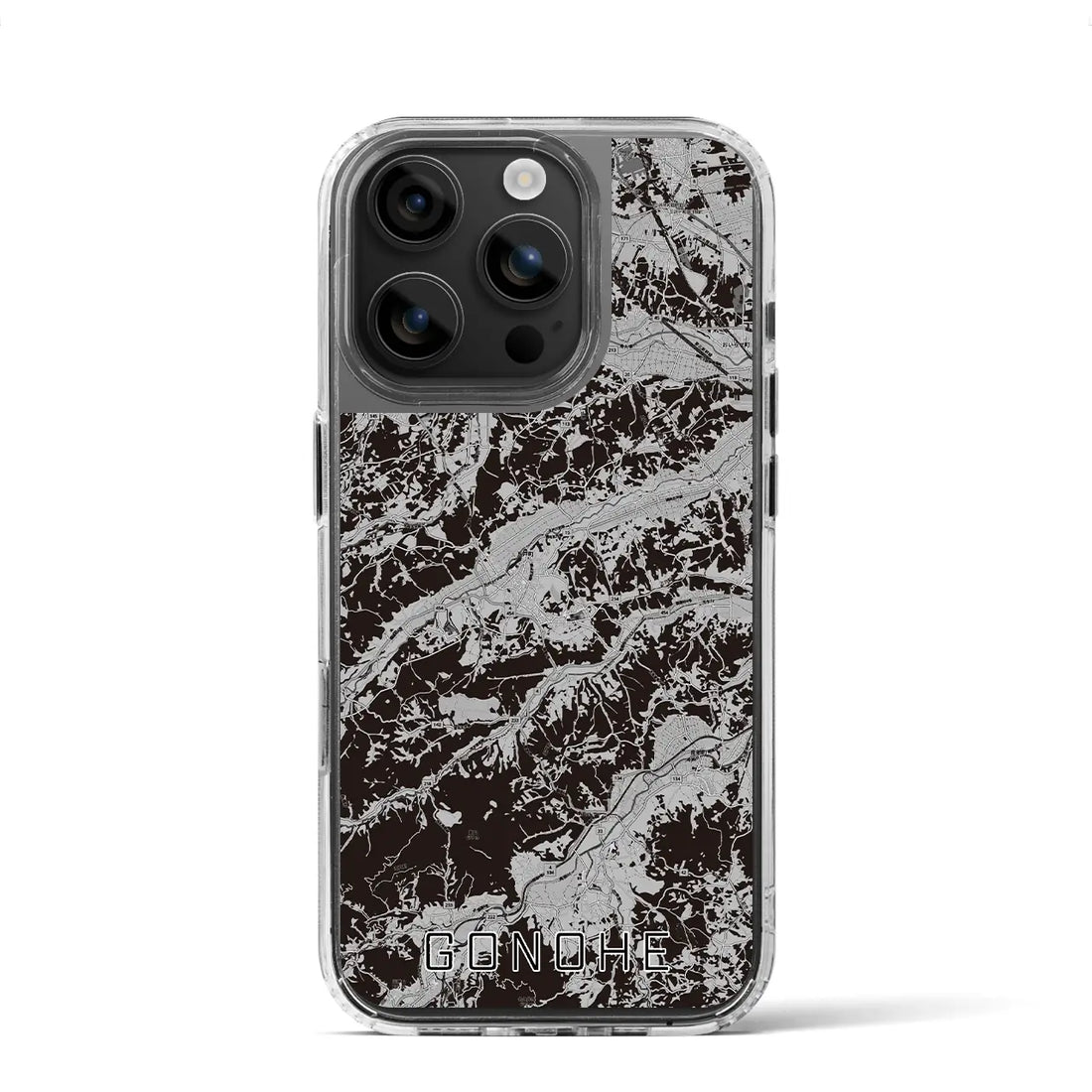 【五戸(青森県)】地図柄iPhoneケース(MagSafeタイプ)