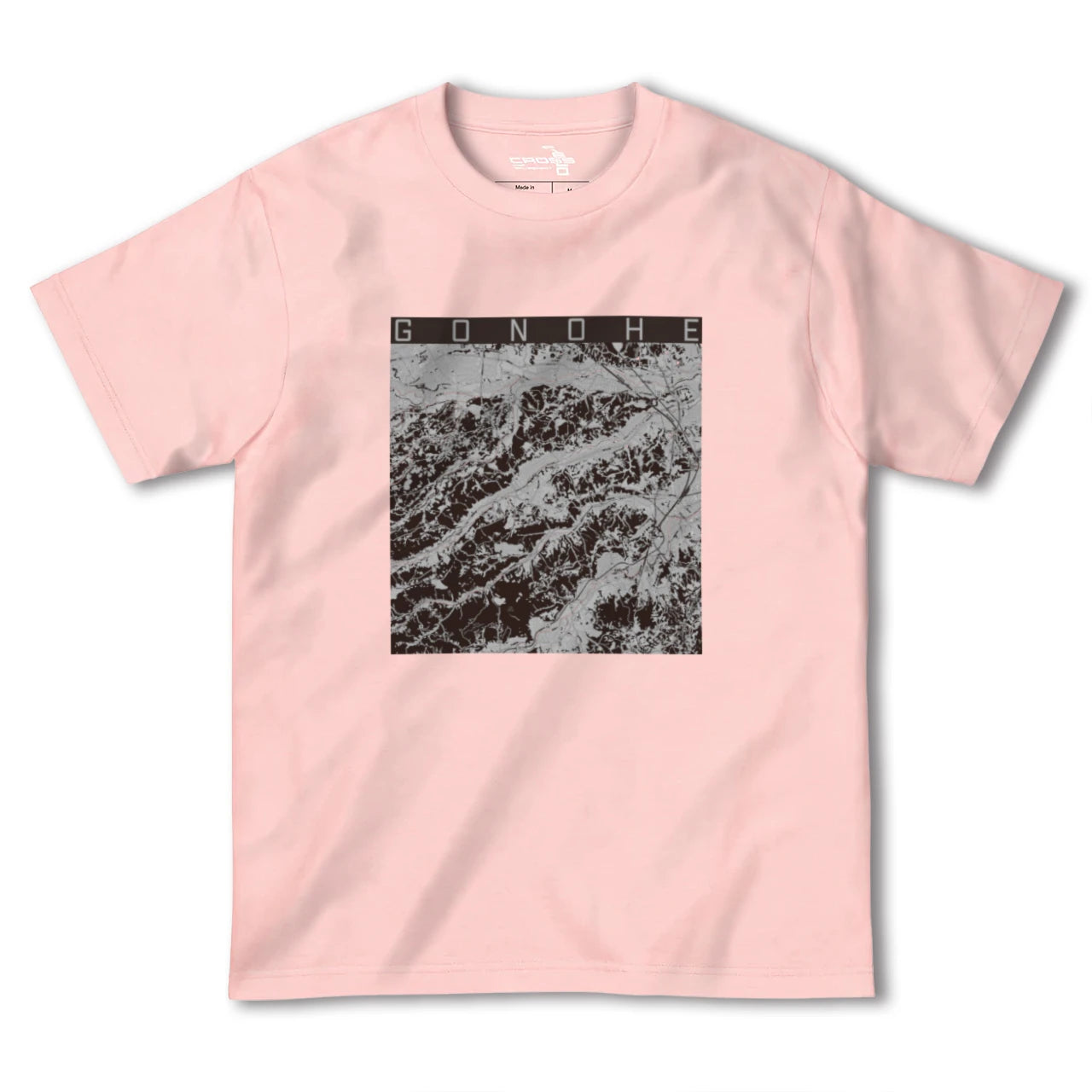 【五戸(青森県)】地図柄ヘビーウェイトTシャツ