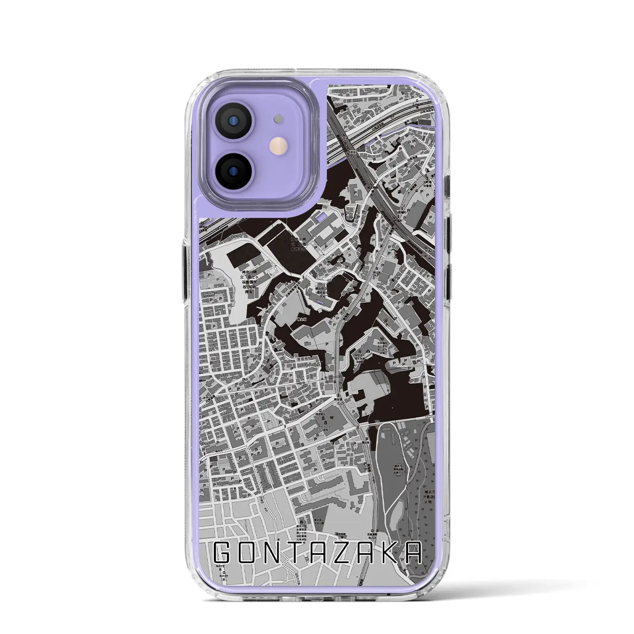 【権太坂(神奈川県)】地図柄iPhoneケース(MagSafeタイプ)