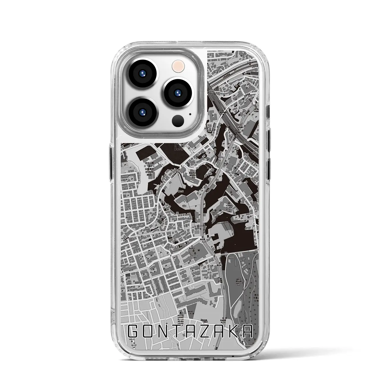 【権太坂(神奈川県)】地図柄iPhoneケース(MagSafeタイプ)