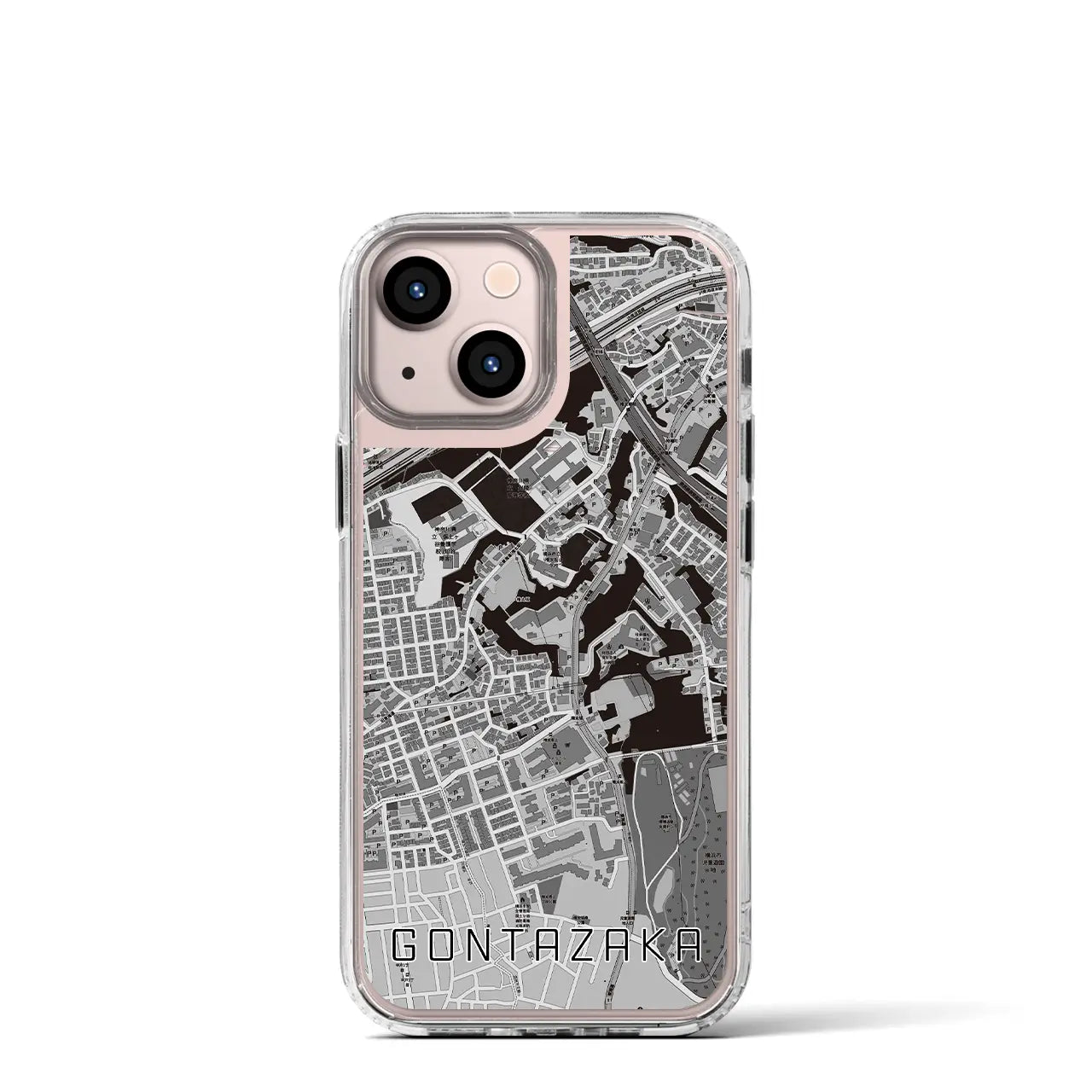 【権太坂(神奈川県)】地図柄iPhoneケース(MagSafeタイプ)