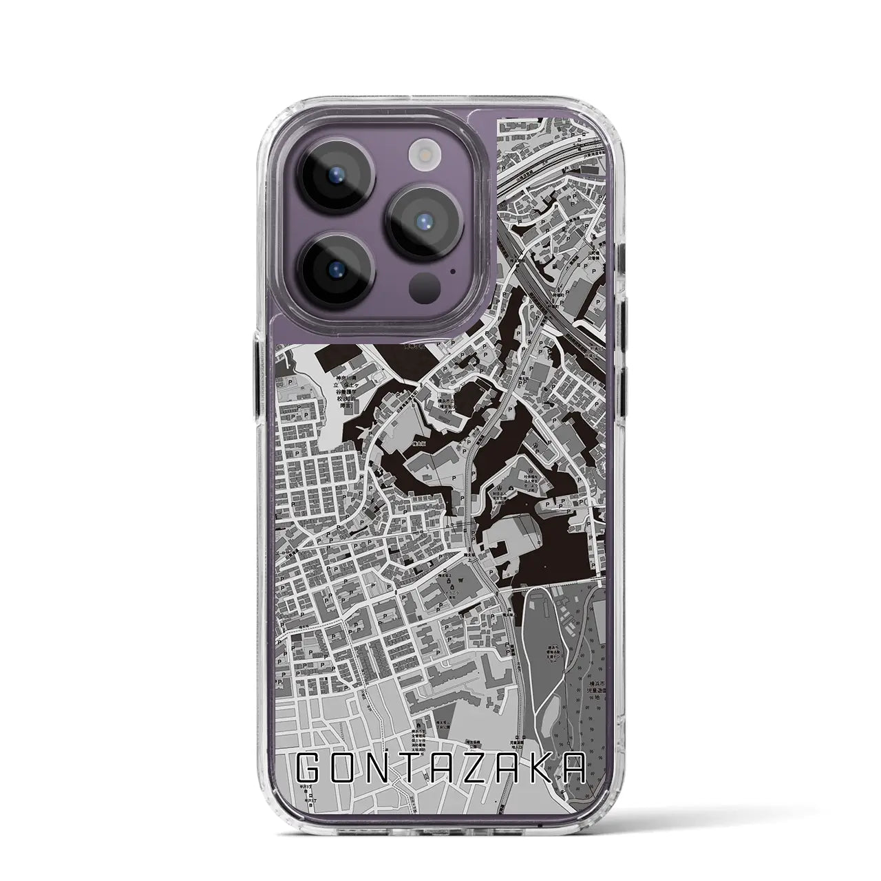 【権太坂(神奈川県)】地図柄iPhoneケース(MagSafeタイプ)