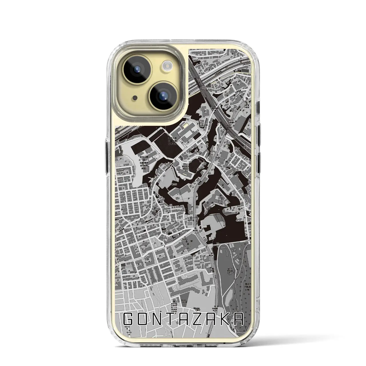 【権太坂(神奈川県)】地図柄iPhoneケース(MagSafeタイプ)