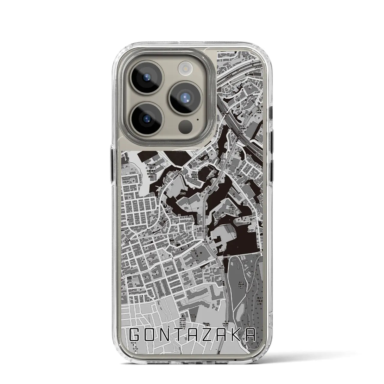 【権太坂(神奈川県)】地図柄iPhoneケース(MagSafeタイプ)