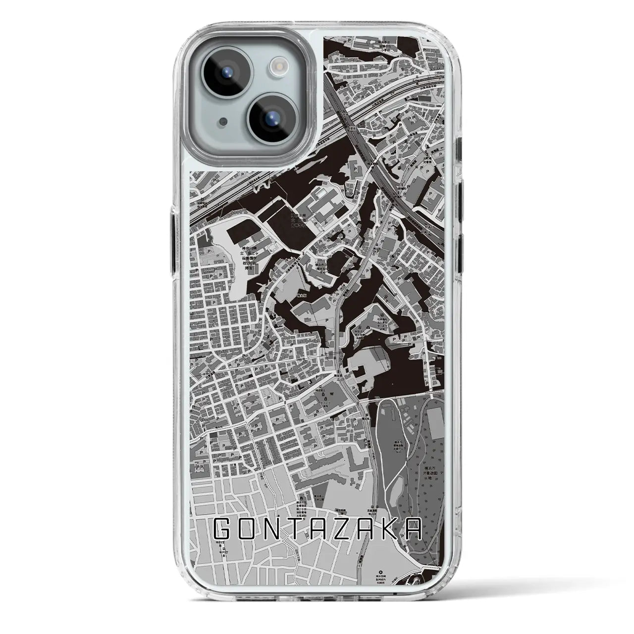 【権太坂(神奈川県)】地図柄iPhoneケース(MagSafeタイプ)