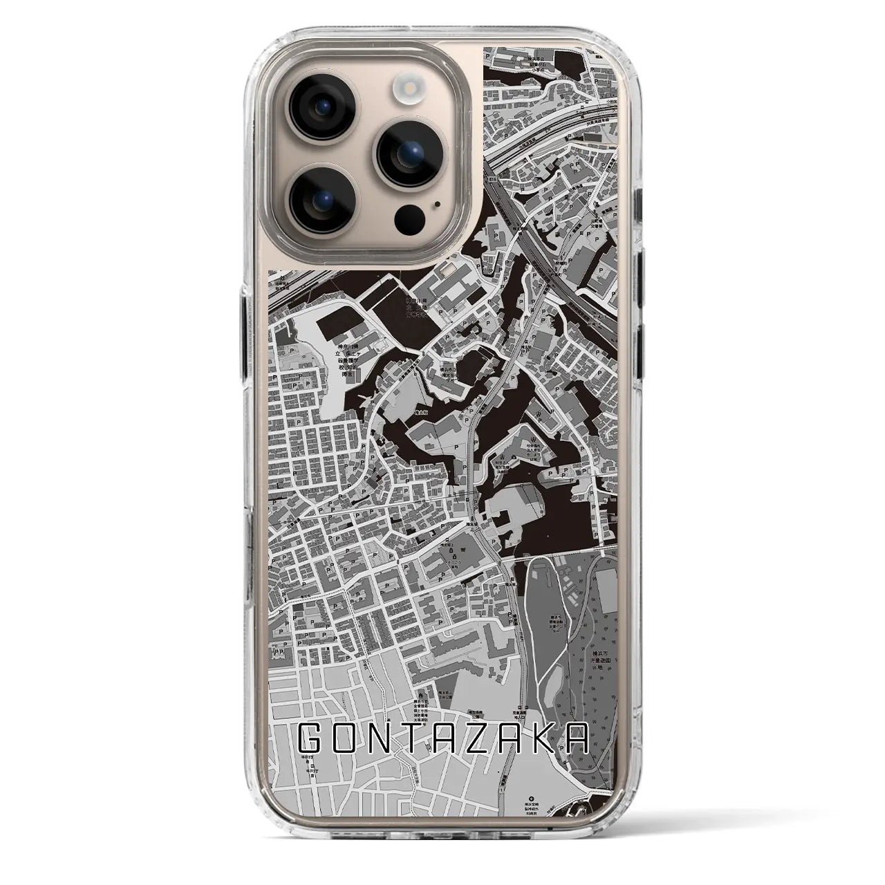 【権太坂(神奈川県)】地図柄iPhoneケース(MagSafeタイプ)