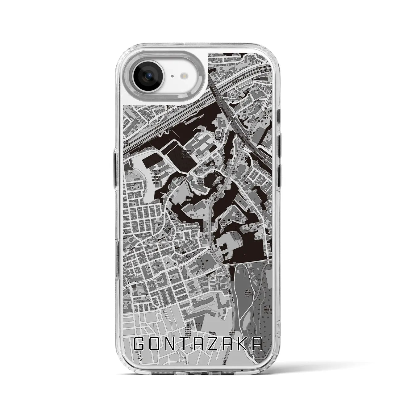 【権太坂(神奈川県)】地図柄iPhoneケース(MagSafeタイプ)