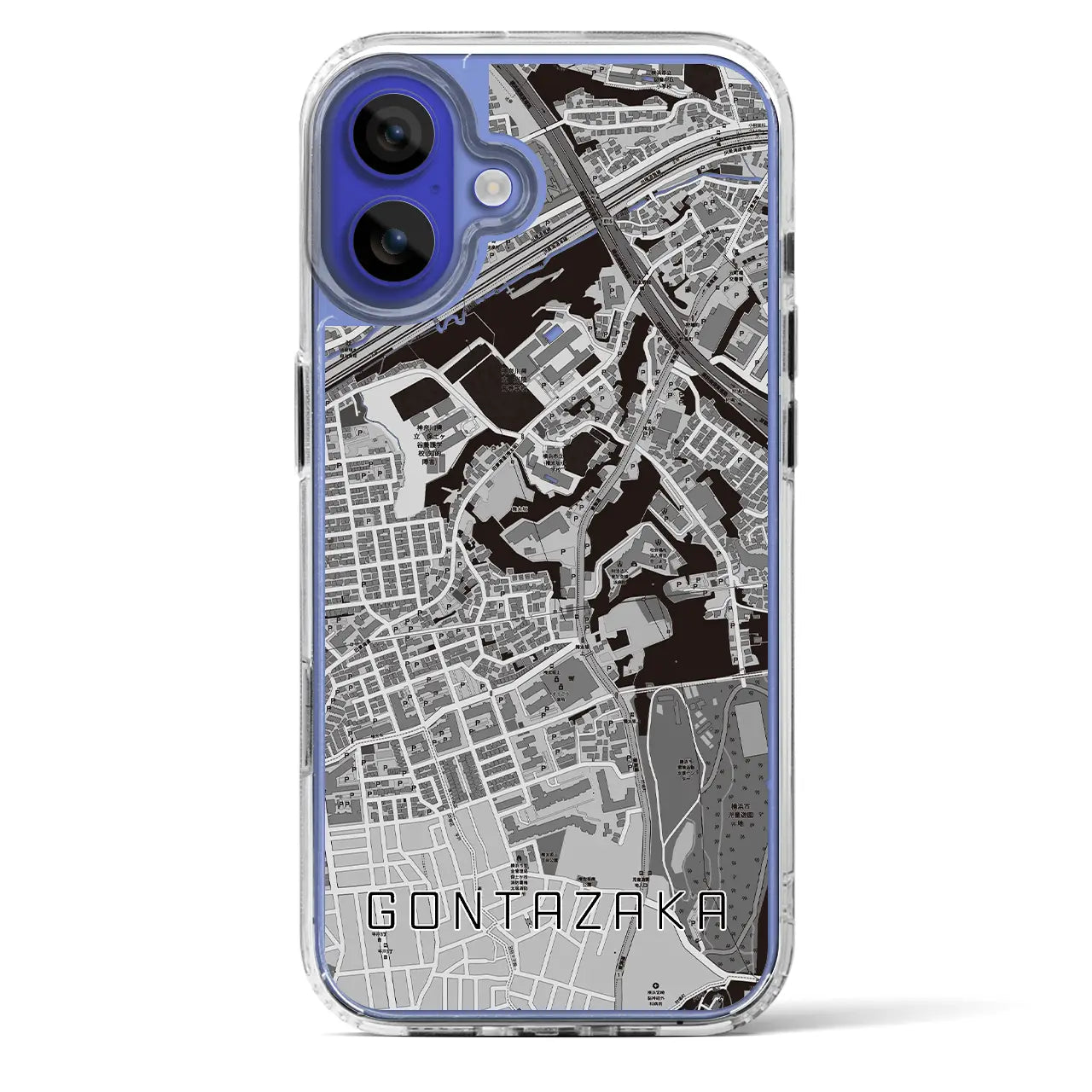 【権太坂(神奈川県)】地図柄iPhoneケース(MagSafeタイプ)