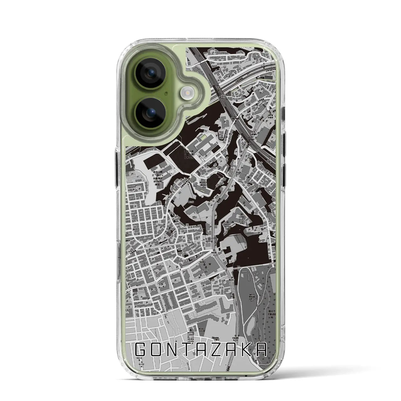 【権太坂(神奈川県)】地図柄iPhoneケース(MagSafeタイプ)