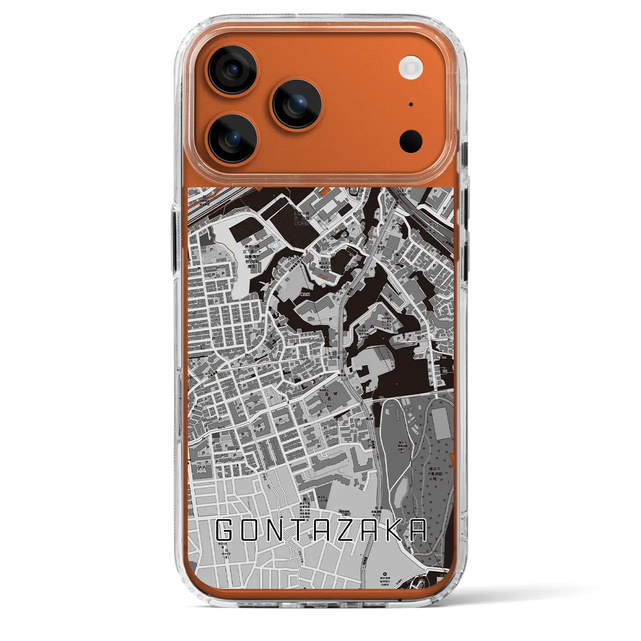 【権太坂(神奈川県)】地図柄iPhoneケース(MagSafeタイプ)