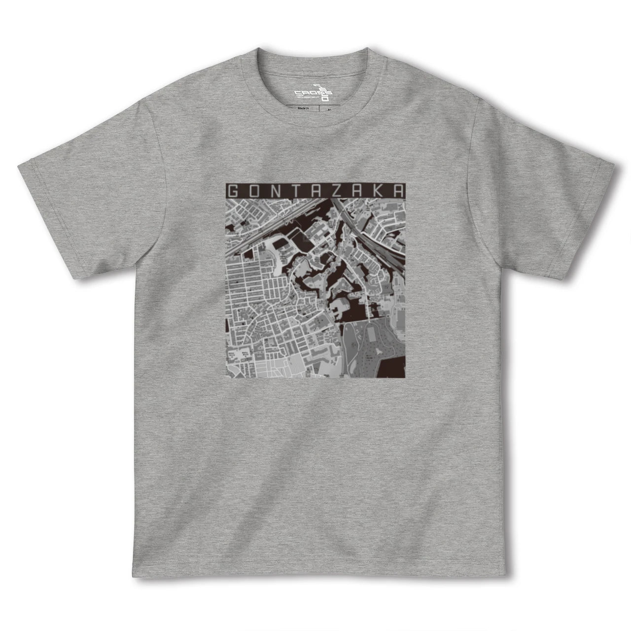 【権太坂(神奈川県)】地図柄ヘビーウェイトTシャツ