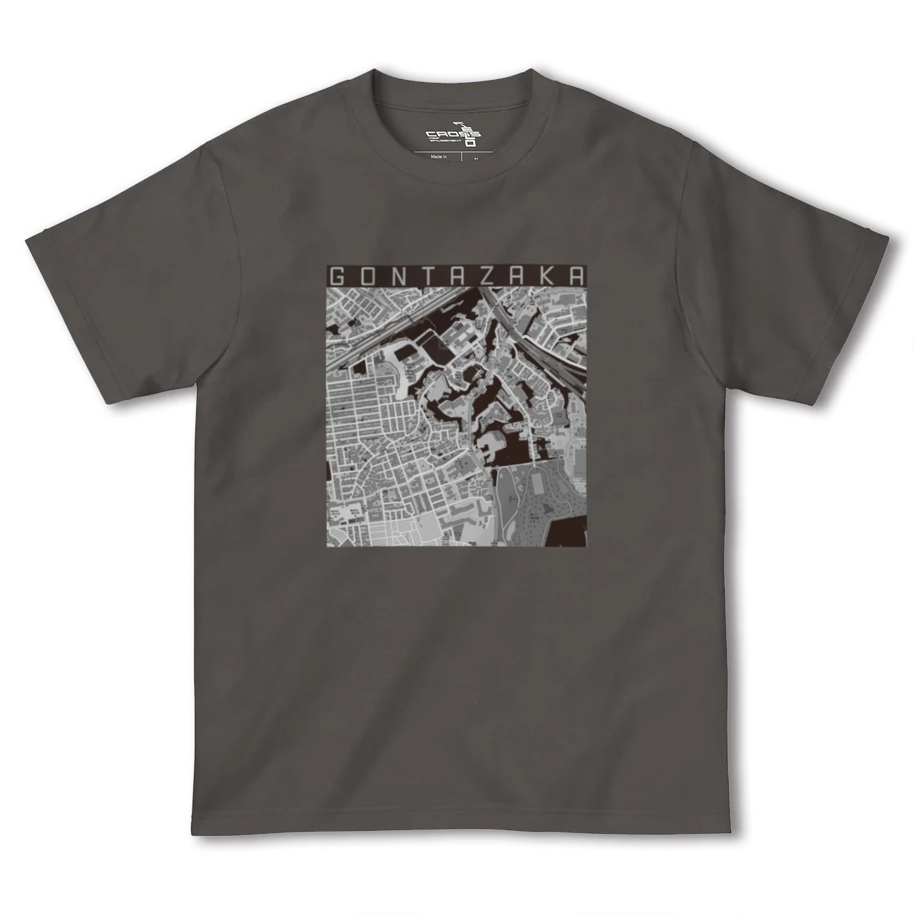 【権太坂(神奈川県)】地図柄ヘビーウェイトTシャツ