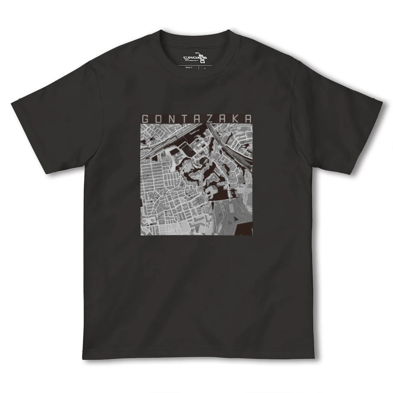 【権太坂(神奈川県)】地図柄ヘビーウェイトTシャツ