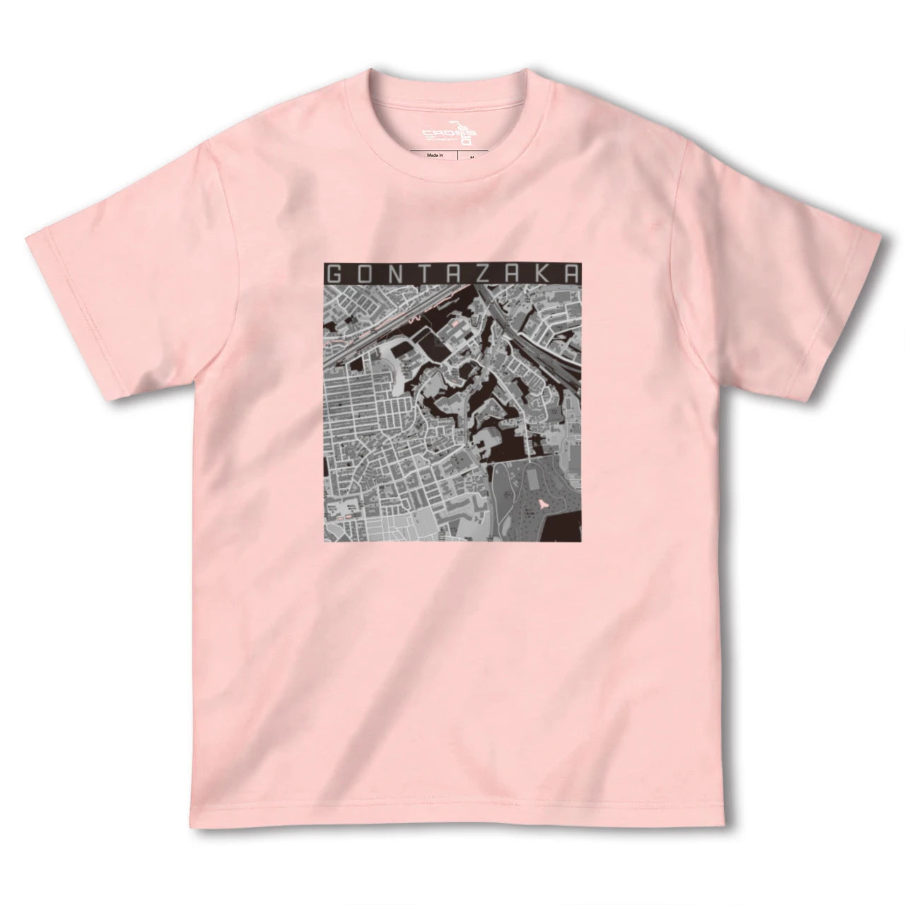 【権太坂(神奈川県)】地図柄ヘビーウェイトTシャツ