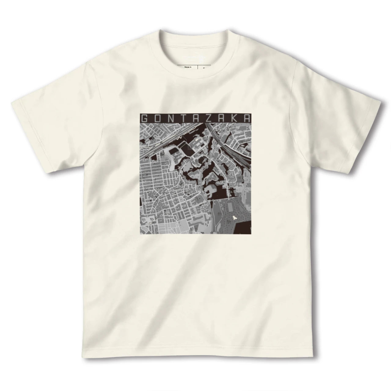 【権太坂(神奈川県)】地図柄ヘビーウェイトTシャツ