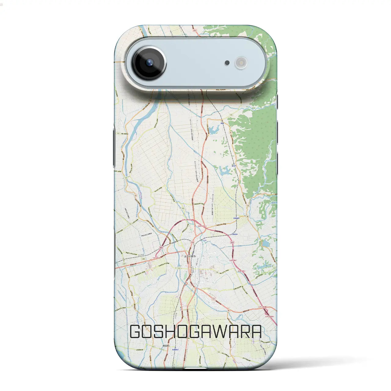 【五所川原(青森県)】地図柄iPhoneケース(バックカバータイプ)