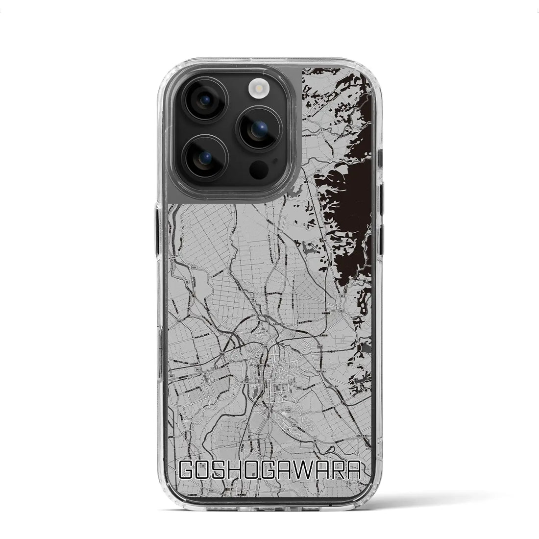 【五所川原(青森県)】地図柄iPhoneケース(MagSafeタイプ)