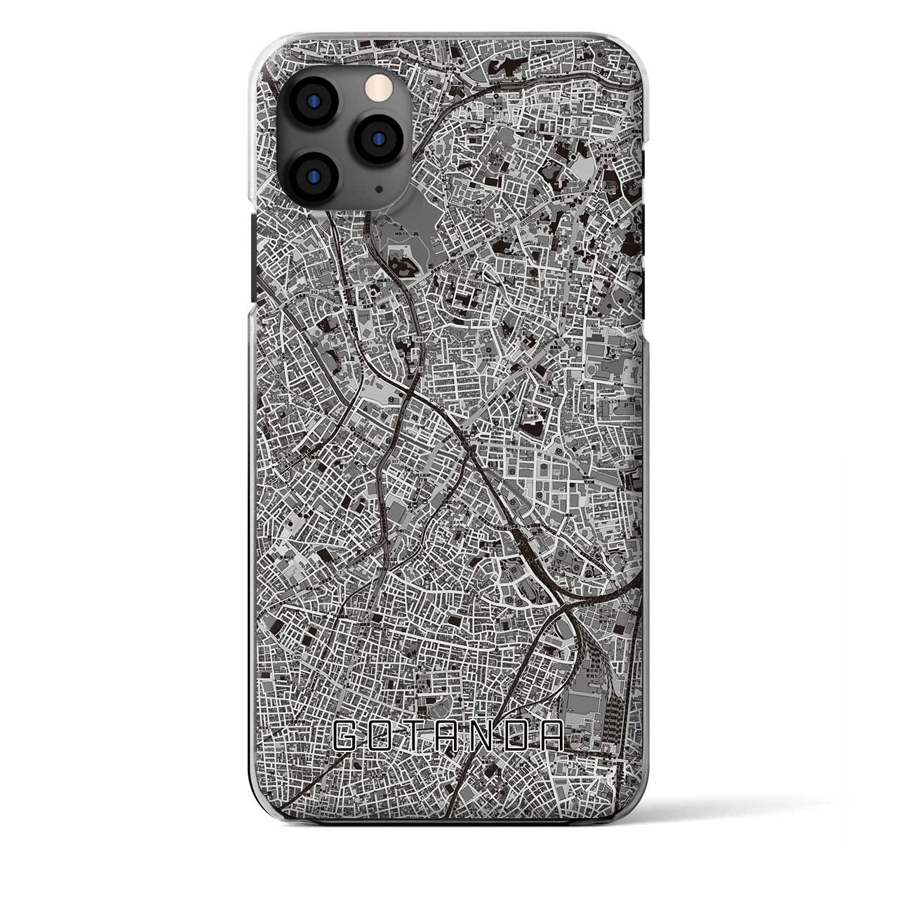 【五反田(東京都)】地図柄iPhoneケース(クリアタイプ)