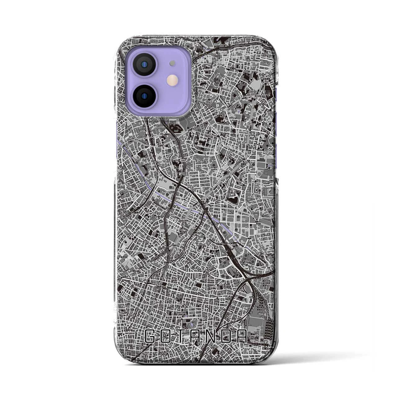 【五反田(東京都)】地図柄iPhoneケース(クリアタイプ)
