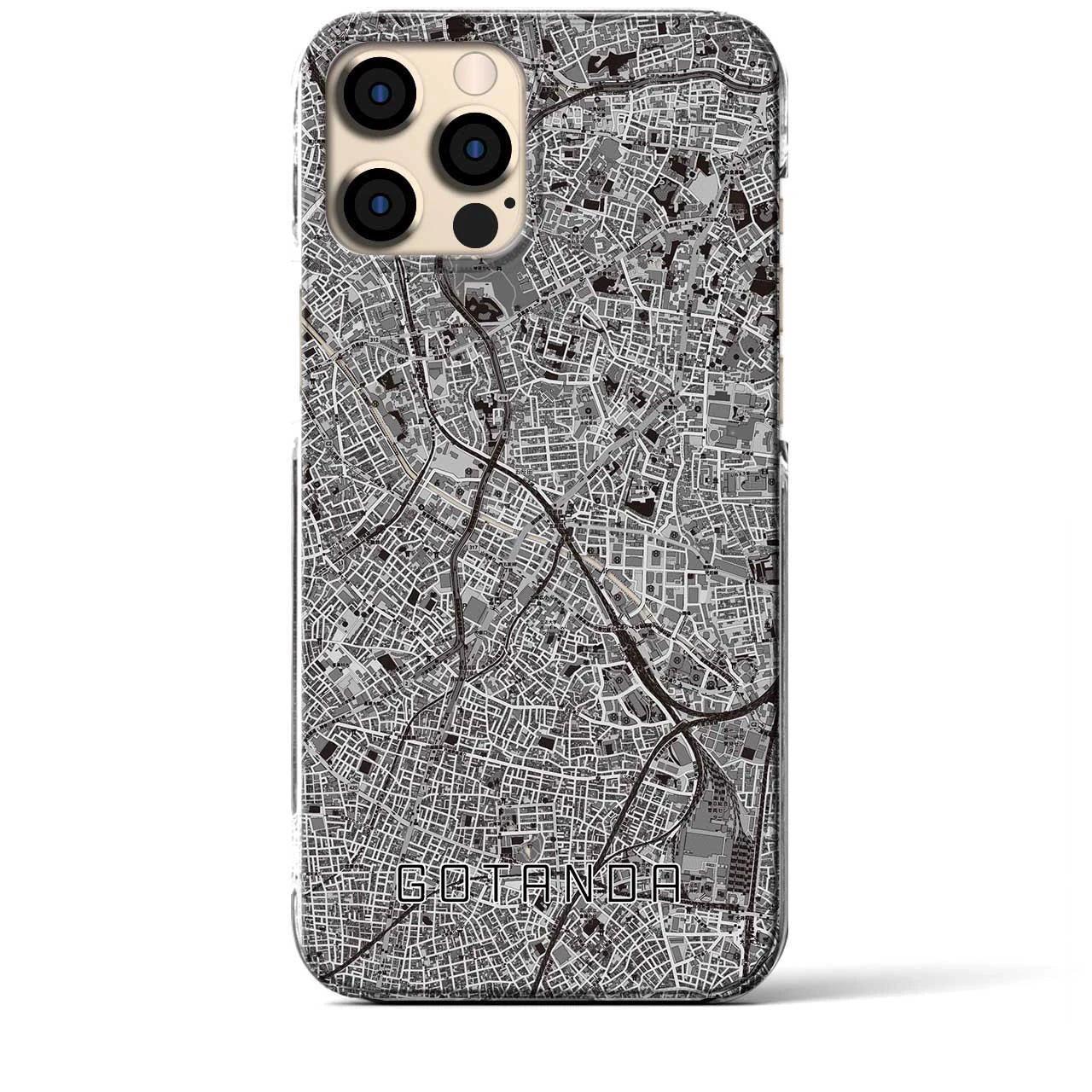 【五反田(東京都)】地図柄iPhoneケース(クリアタイプ)