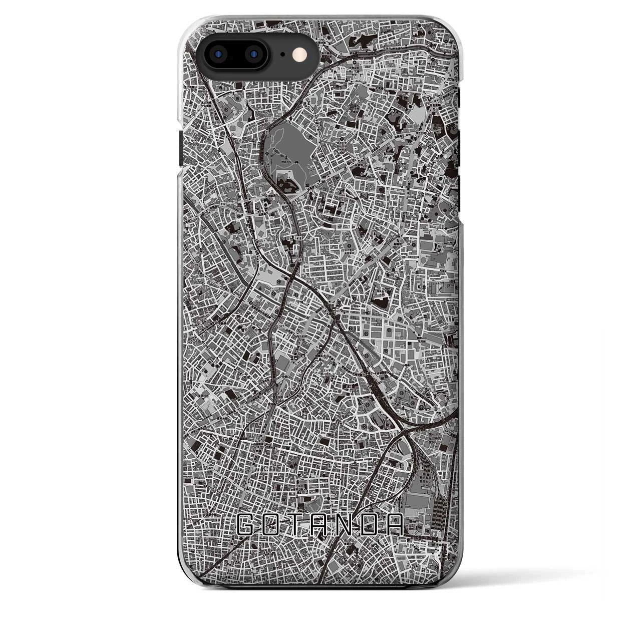 【五反田(東京都)】地図柄iPhoneケース(クリアタイプ)