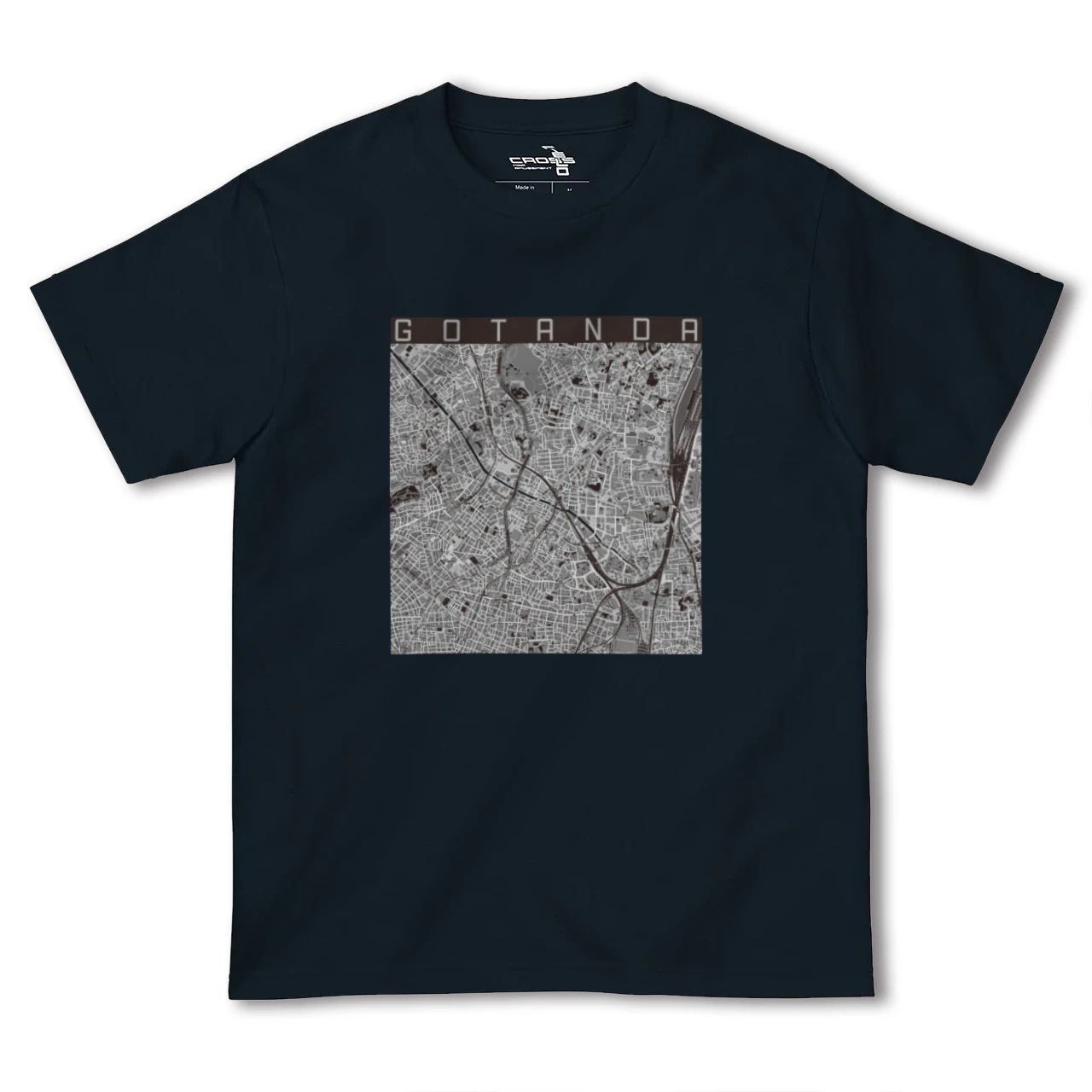 【五反田(東京都)】地図柄ヘビーウェイトTシャツ