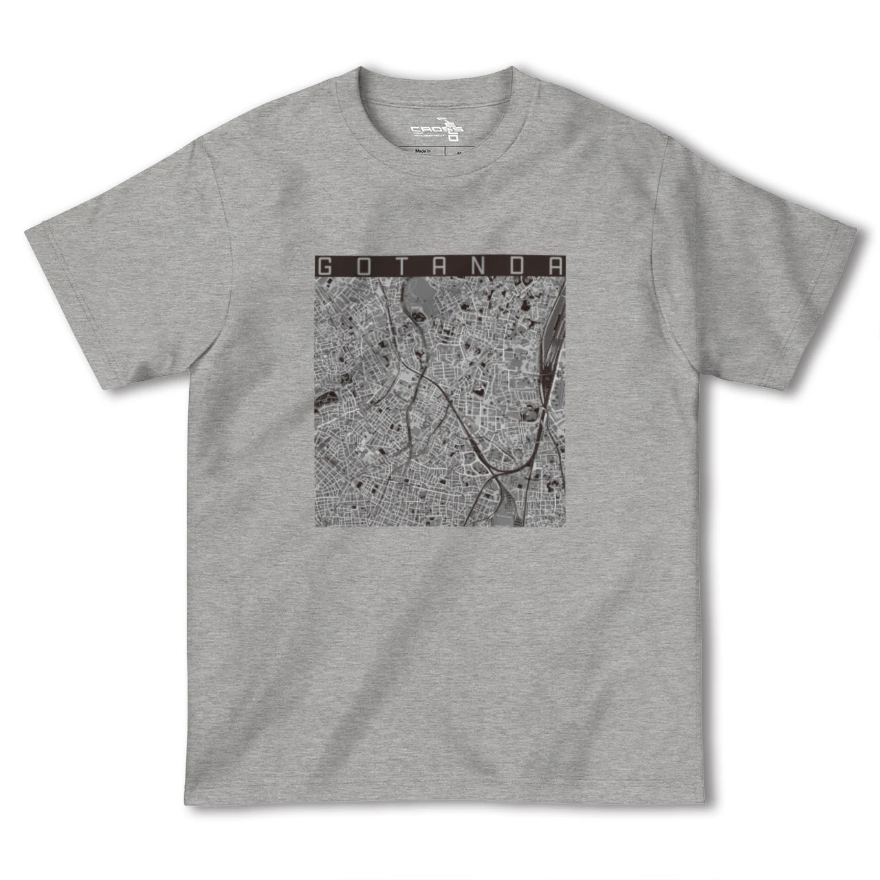 【五反田(東京都)】地図柄ヘビーウェイトTシャツ
