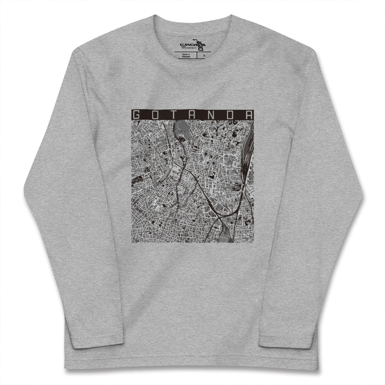 【五反田(東京都)】地図柄ロングスリーブTシャツ