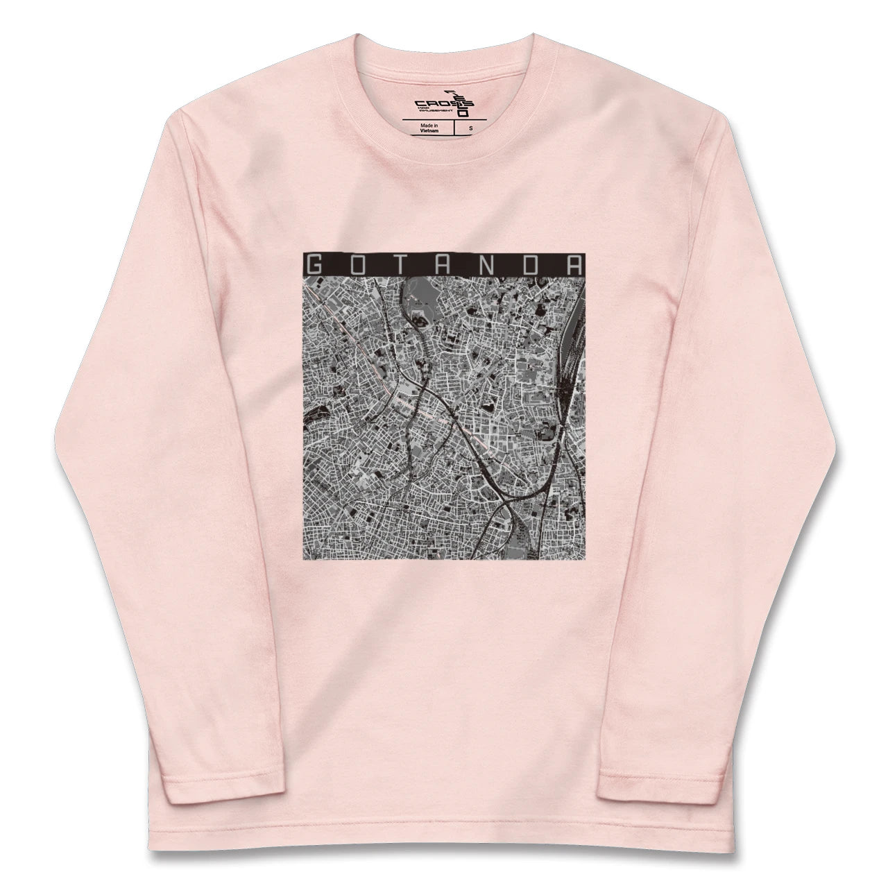 【五反田(東京都)】地図柄ロングスリーブTシャツ