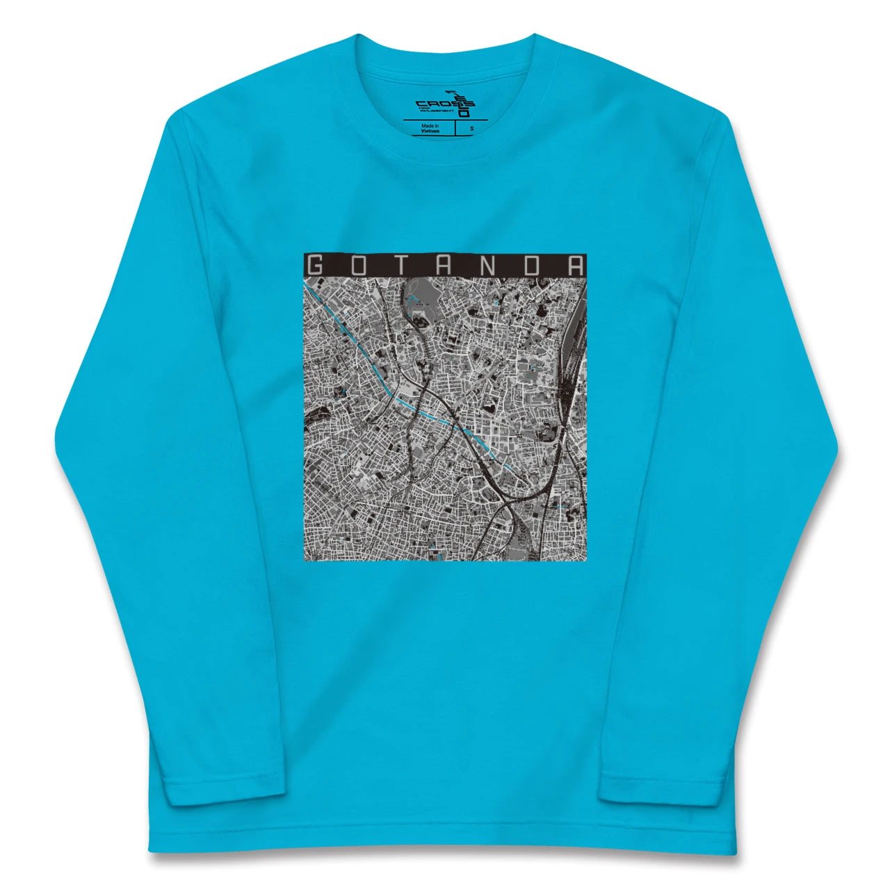 【五反田(東京都)】地図柄ロングスリーブTシャツ