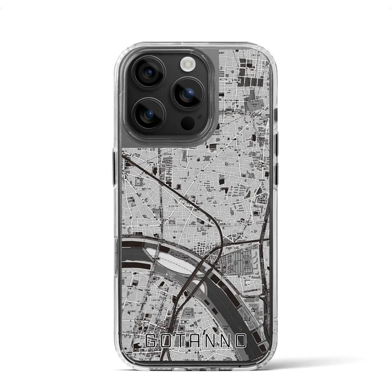 【五反野(東京都)】地図柄iPhoneケース(MagSafeタイプ)