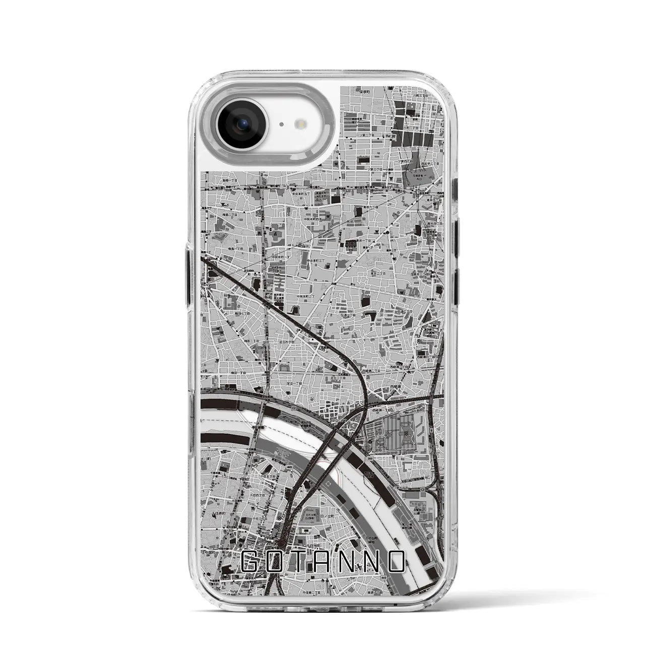 【五反野(東京都)】地図柄iPhoneケース(MagSafeタイプ)