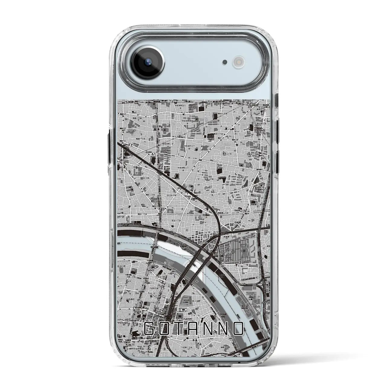 【五反野(東京都)】地図柄iPhoneケース(MagSafeタイプ)