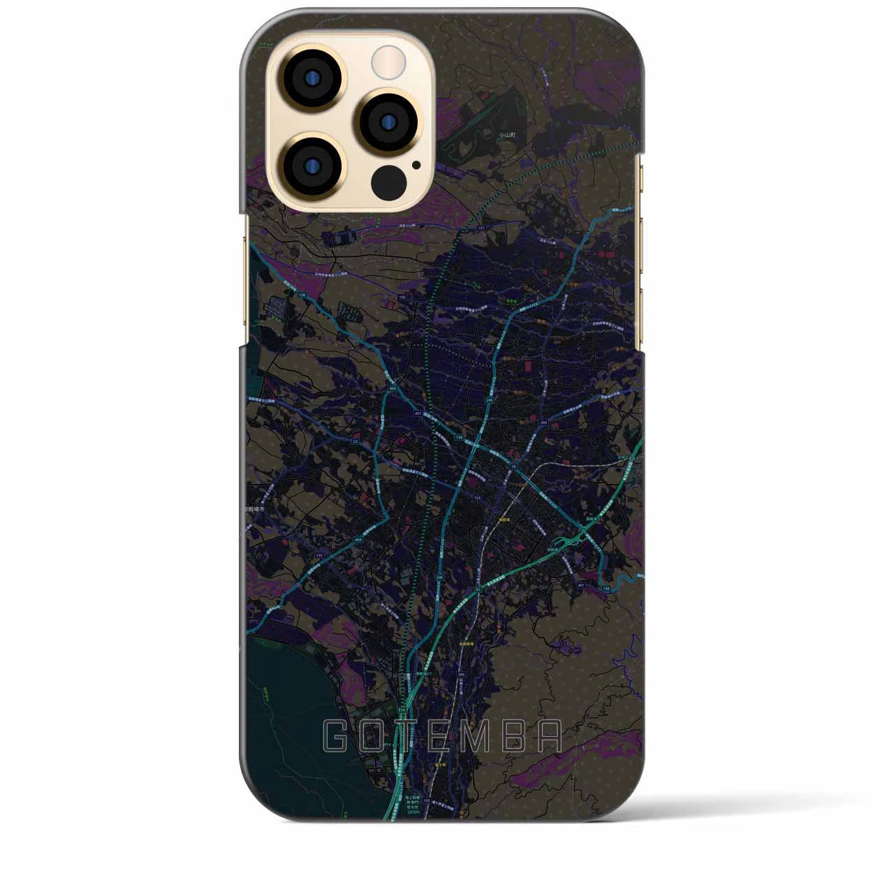 【御殿場(静岡県)】地図柄iPhoneケース(バックカバータイプ)