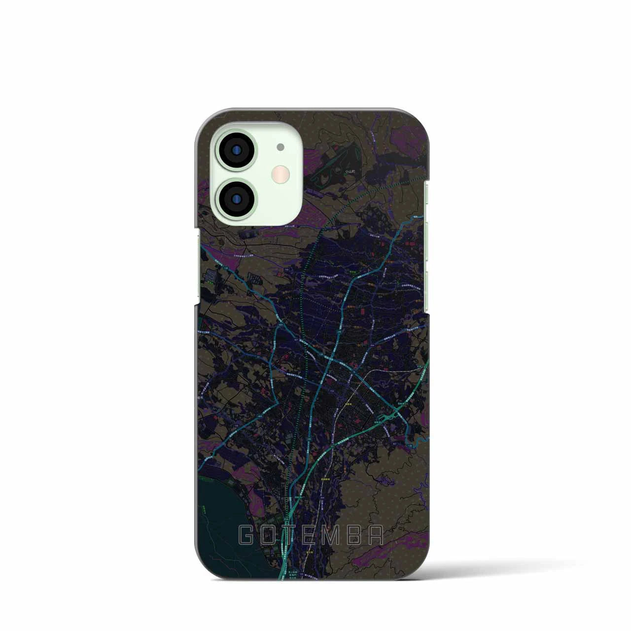 【御殿場(静岡県)】地図柄iPhoneケース(バックカバータイプ)