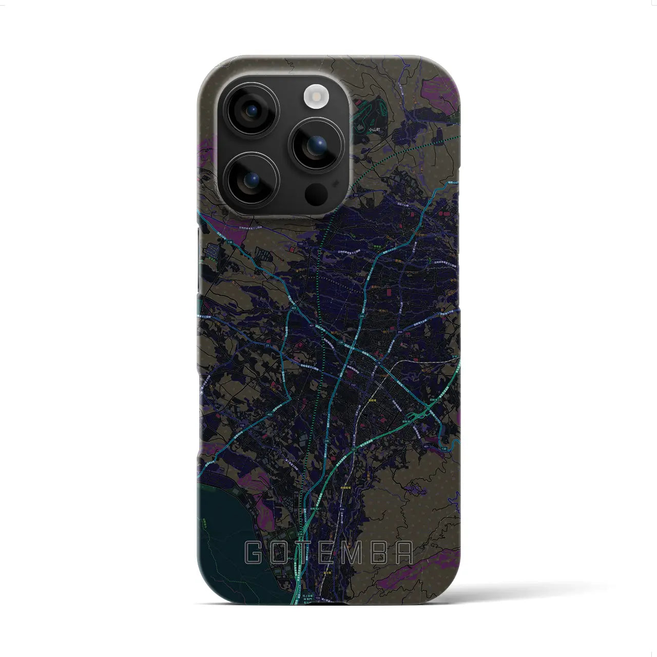 【御殿場(静岡県)】地図柄iPhoneケース(バックカバータイプ)