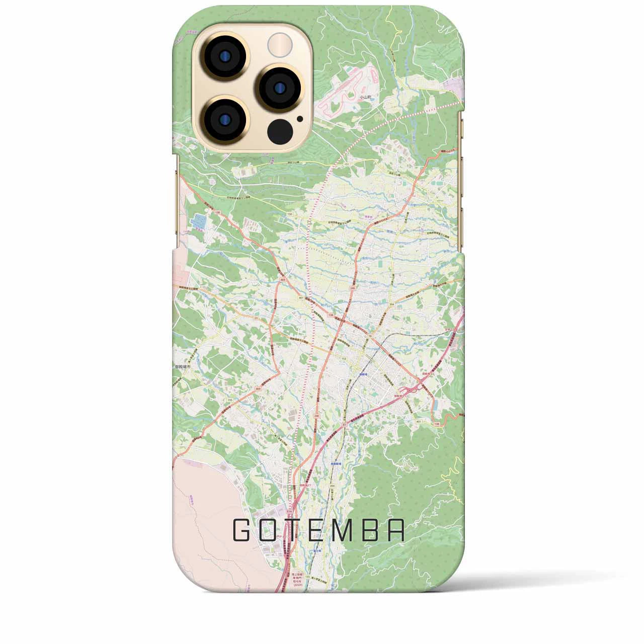 【御殿場(静岡県)】地図柄iPhoneケース(バックカバータイプ)