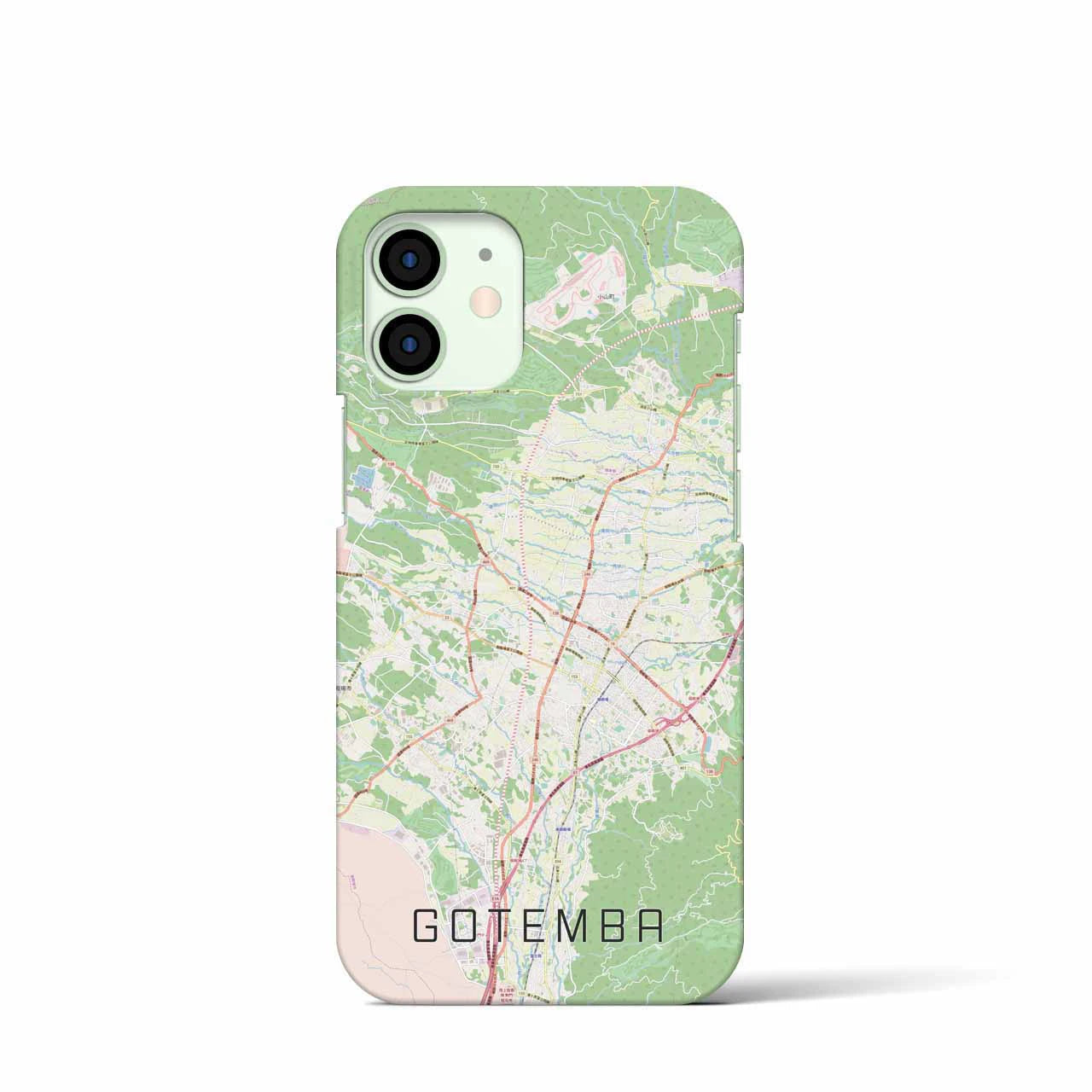 【御殿場(静岡県)】地図柄iPhoneケース(バックカバータイプ)