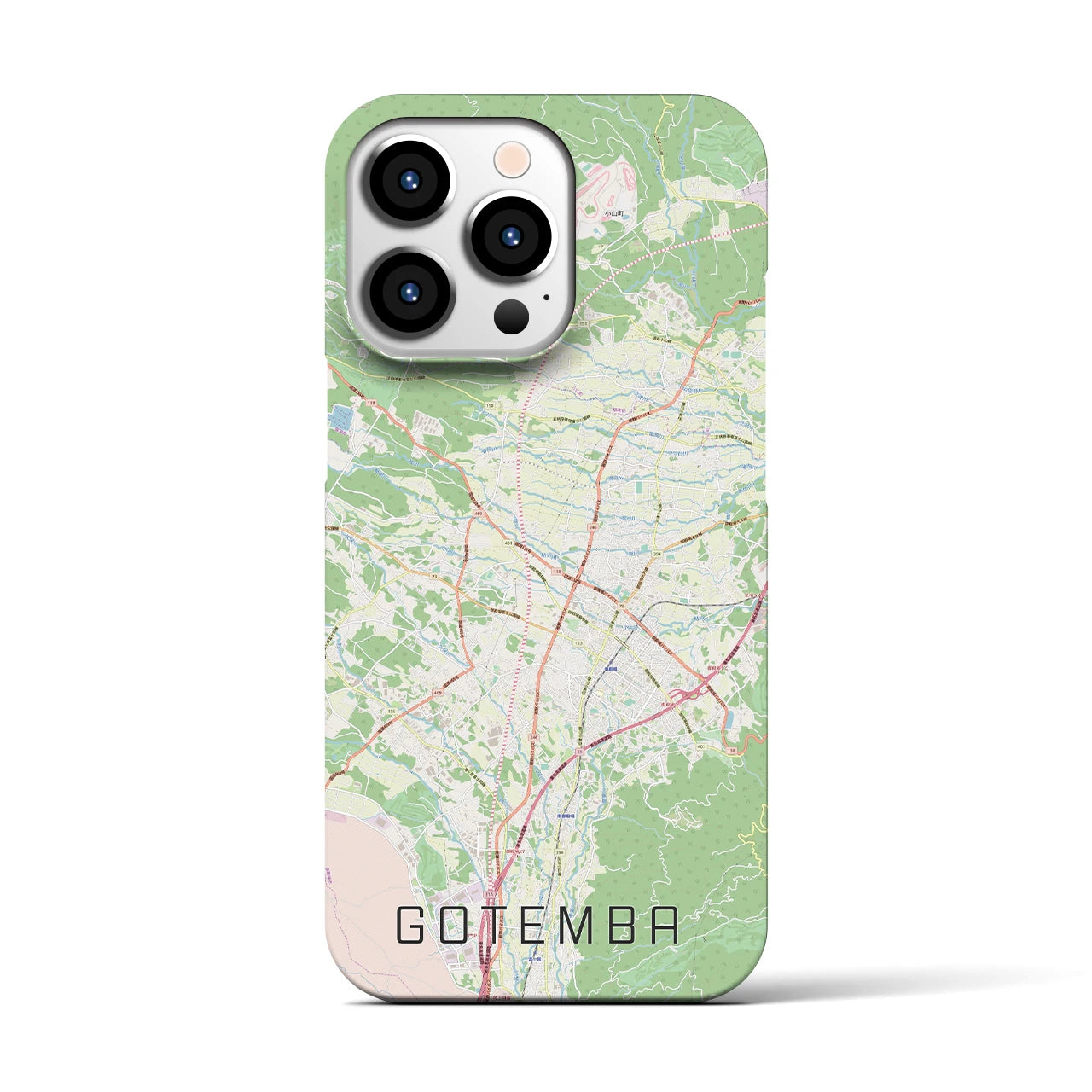 【御殿場(静岡県)】地図柄iPhoneケース(バックカバータイプ)