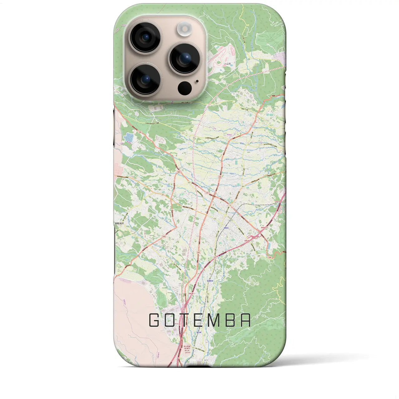 【御殿場(静岡県)】地図柄iPhoneケース(バックカバータイプ)