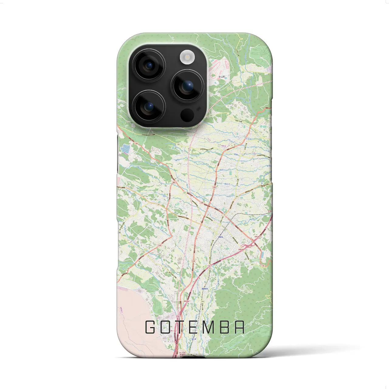 【御殿場(静岡県)】地図柄iPhoneケース(バックカバータイプ)