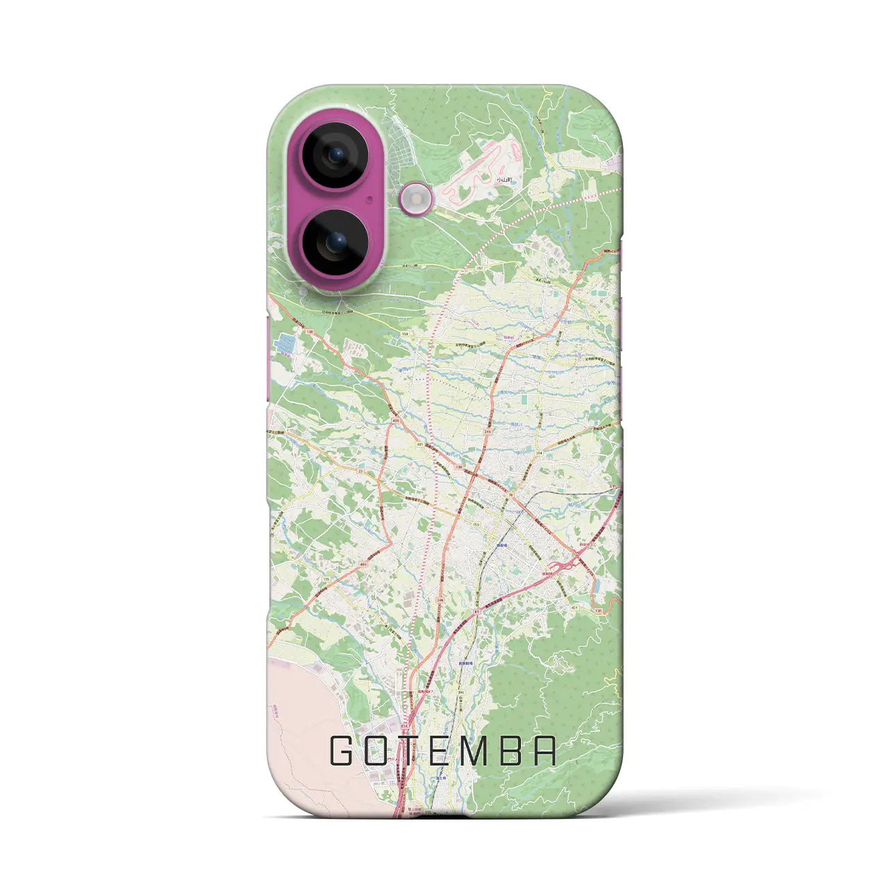 【御殿場(静岡県)】地図柄iPhoneケース(バックカバータイプ)
