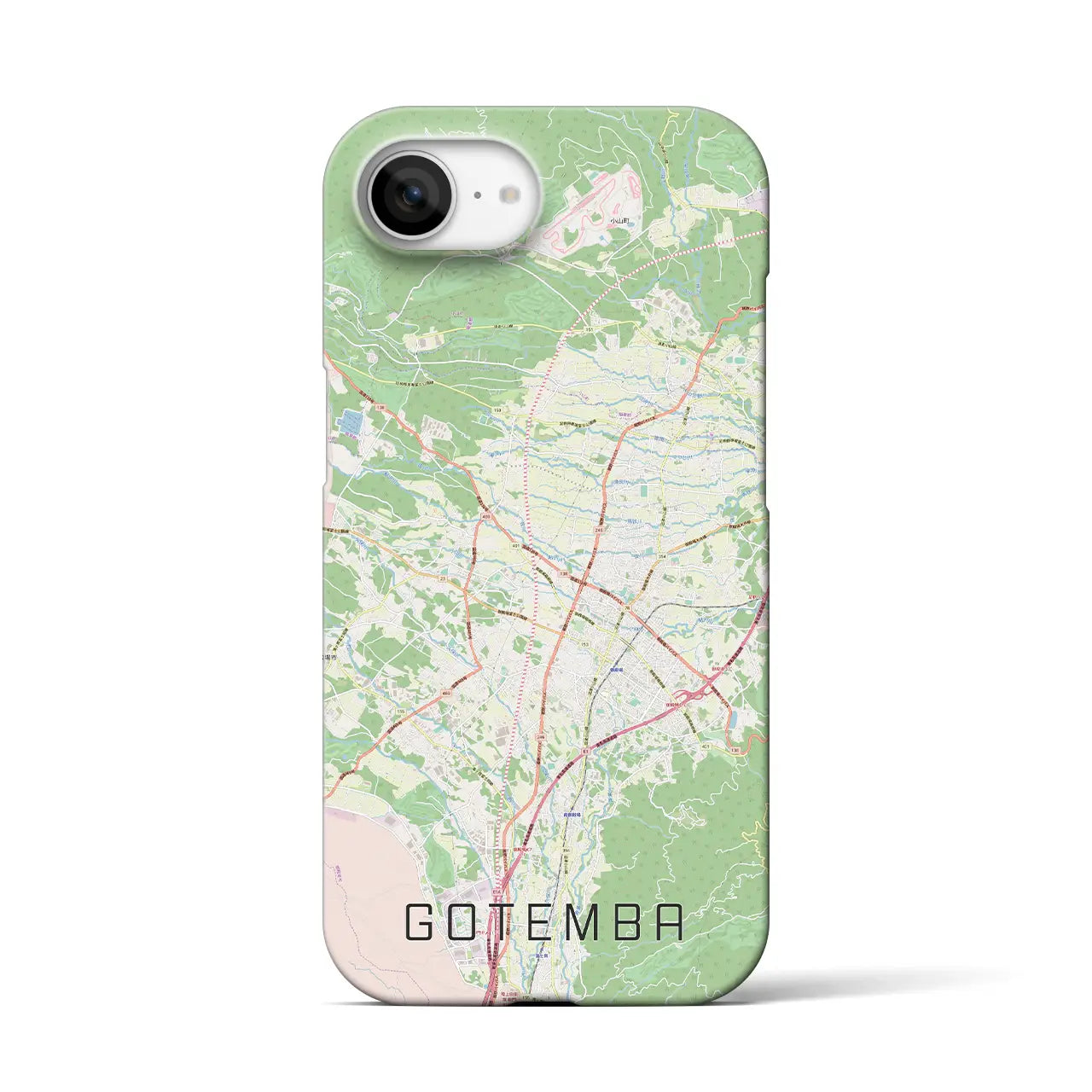 【御殿場(静岡県)】地図柄iPhoneケース(バックカバータイプ)