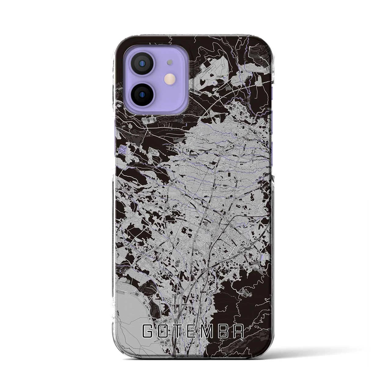 【御殿場(静岡県)】地図柄iPhoneケース(クリアタイプ)