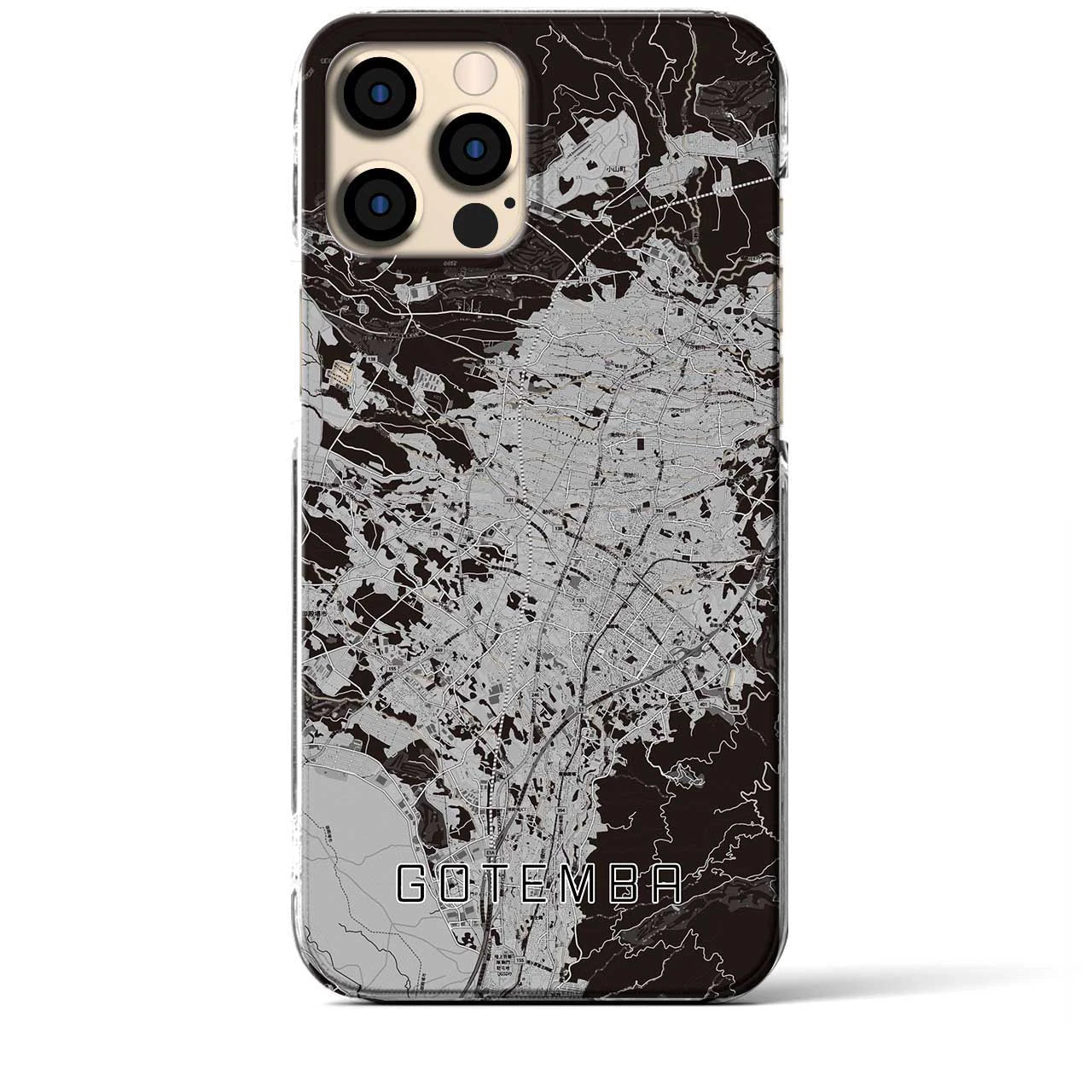 【御殿場(静岡県)】地図柄iPhoneケース(クリアタイプ)