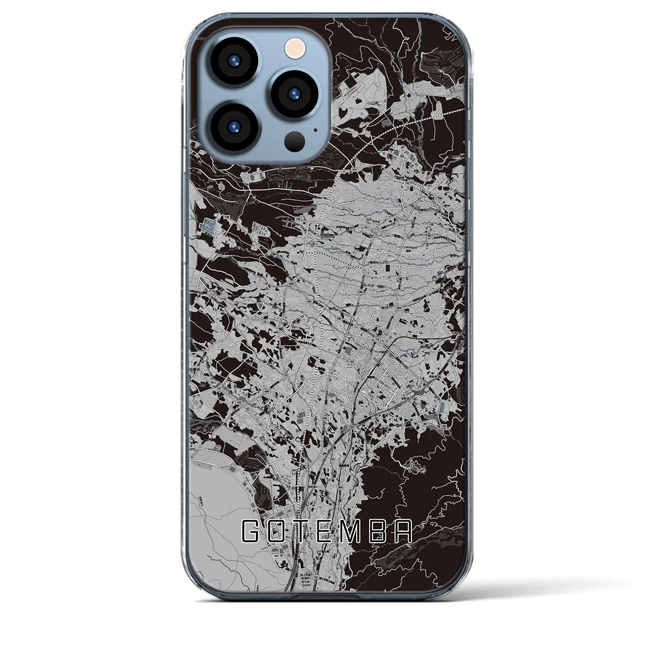 【御殿場(静岡県)】地図柄iPhoneケース(クリアタイプ)