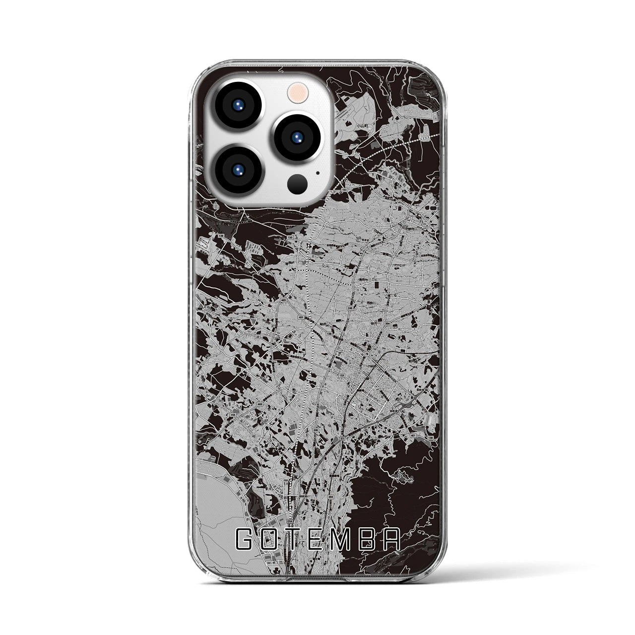 【御殿場(静岡県)】地図柄iPhoneケース(クリアタイプ)