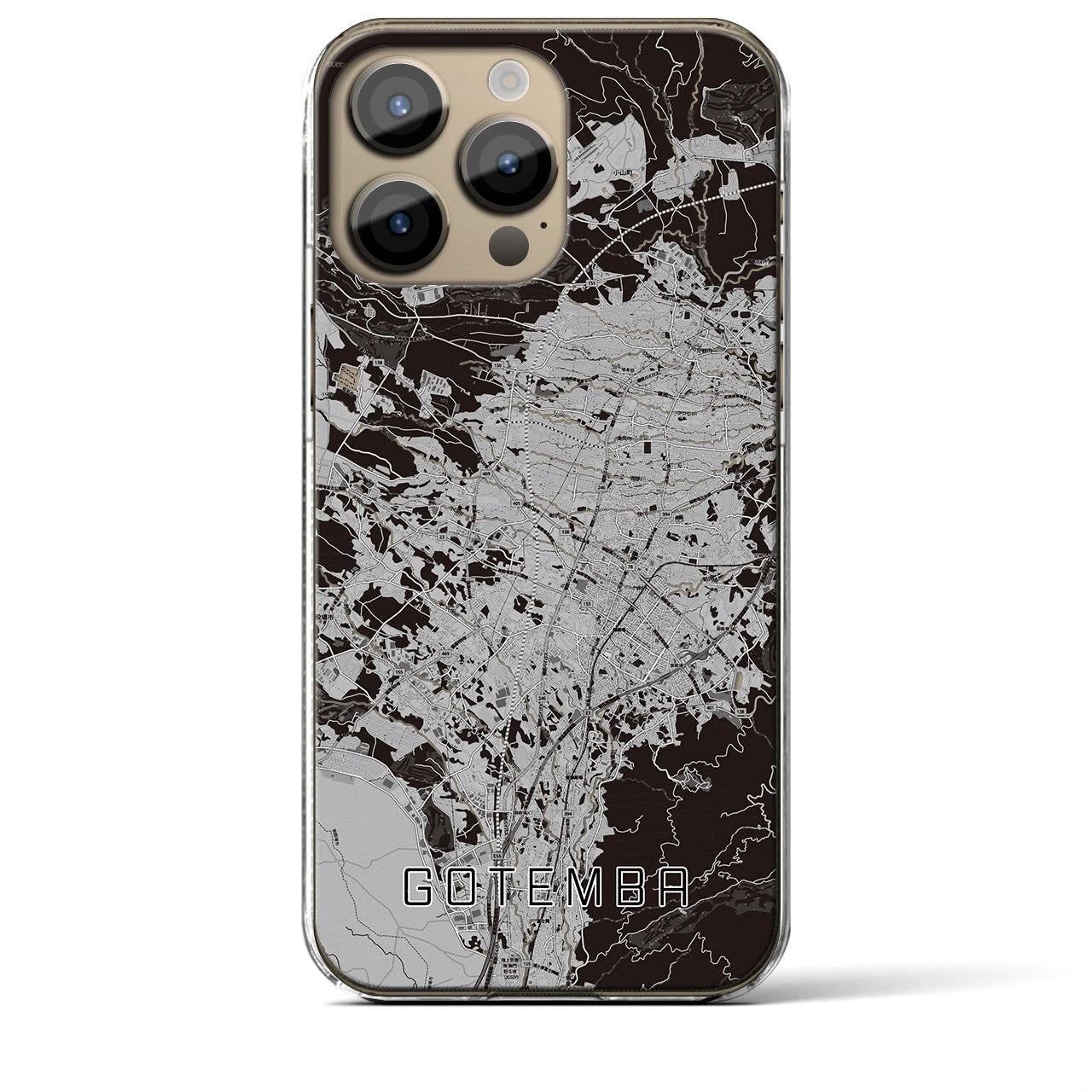 【御殿場(静岡県)】地図柄iPhoneケース(クリアタイプ)