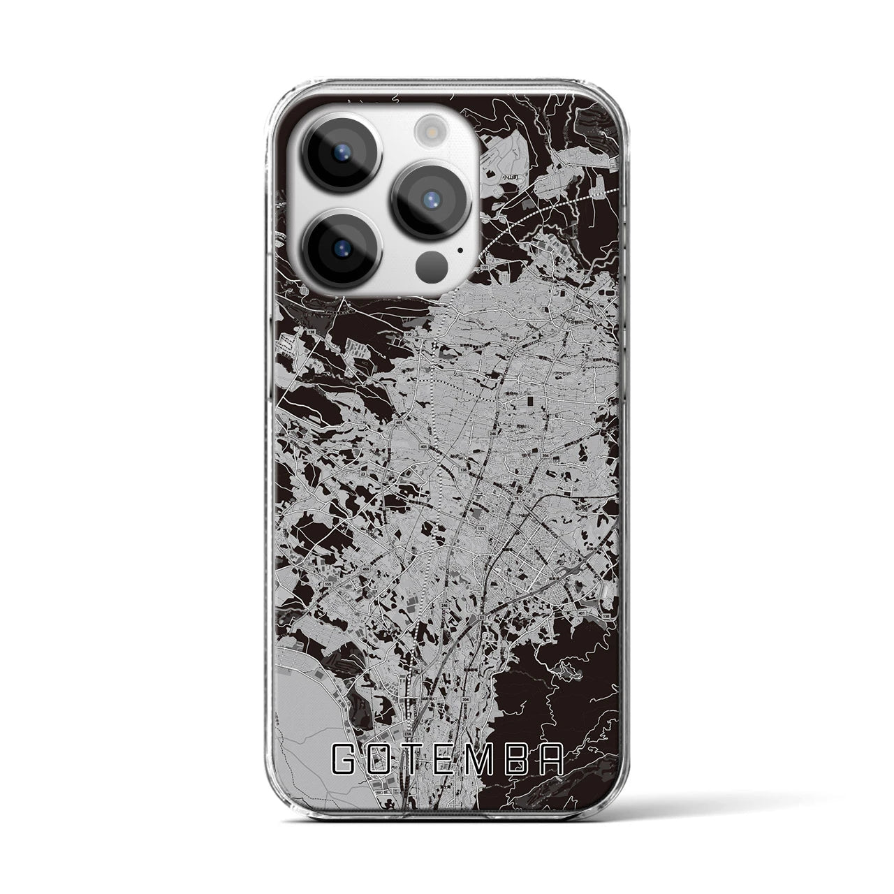 【御殿場(静岡県)】地図柄iPhoneケース(クリアタイプ)