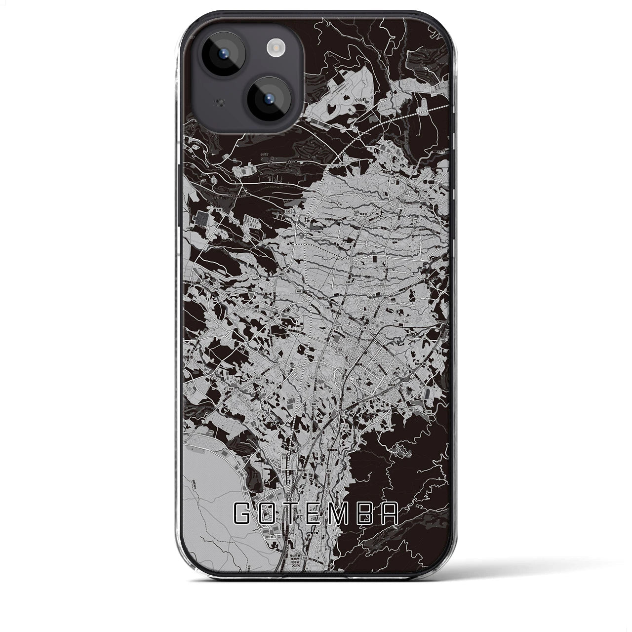 【御殿場(静岡県)】地図柄iPhoneケース(クリアタイプ)